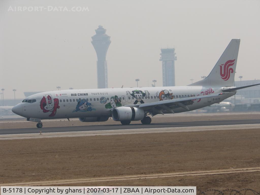 B-5178, 2006 Boeing 737-86N C/N 32682, Also flying in the 2008 Olympic scheme