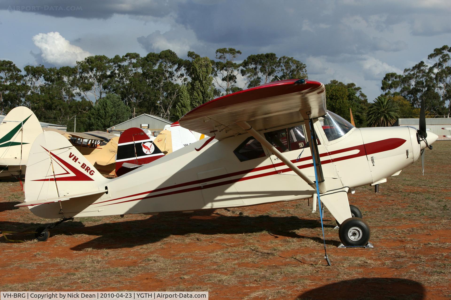 VH-BRG, 1959 Piper PA-22-150 Caribbean C/N 22-6716, YGTH