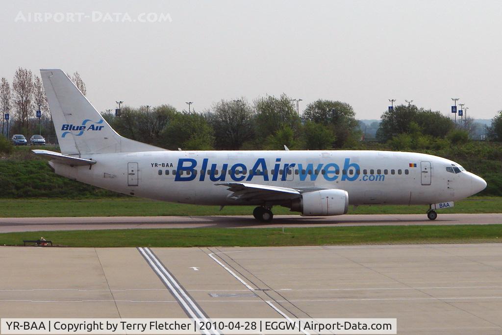 YR-BAA, 1994 Boeing 737-33A C/N 27267, Blue Air B737 at Luton