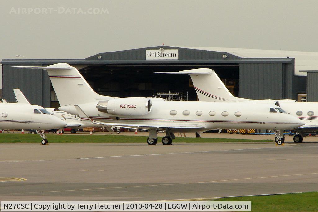 N270SC, 1993 Gulfstream Aerospace G-IV C/N 1229, 1993 Gulfstream Aerospace G-IV at Luton