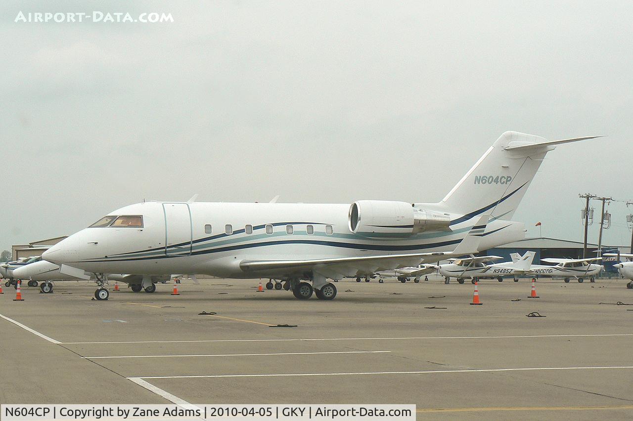 N604CP, 1996 Canadair CL-600-2B16 Challenger 604 C/N 5321, At Arlington Municipal