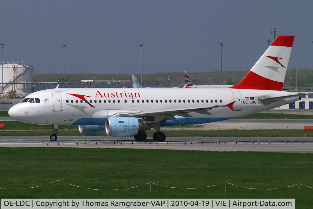 OE-LDC, 2004 Airbus A319-112 C/N 2262, Austrian Airlines Airbus A319