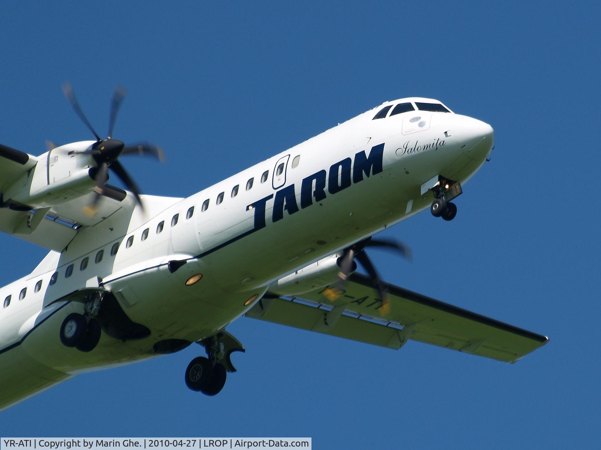 YR-ATI, 2009 ATR 72-212A C/N 867, Bucuresti-Otopeni