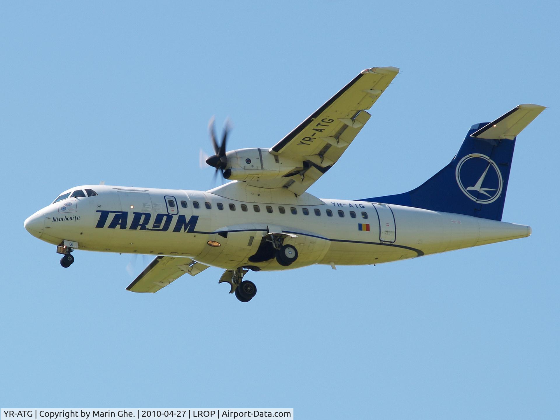 YR-ATG, 1999 ATR 42-500 C/N 605, Bucuresti-Otopeni