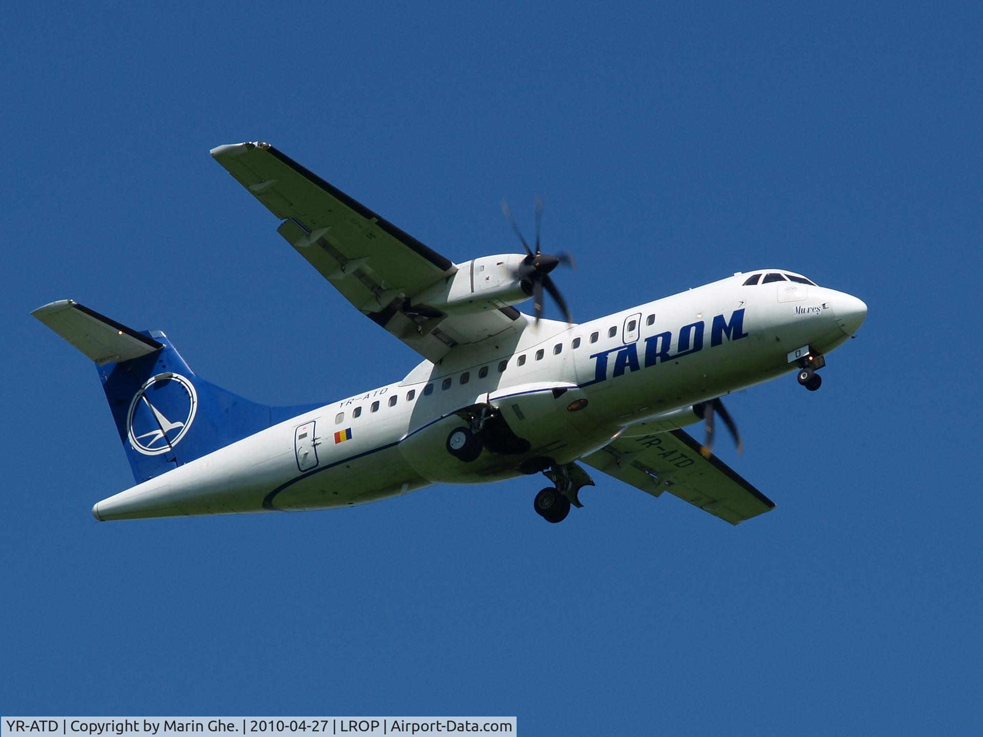YR-ATD, 1998 ATR 42-500 C/N 591, Bucuresti-Otopeni