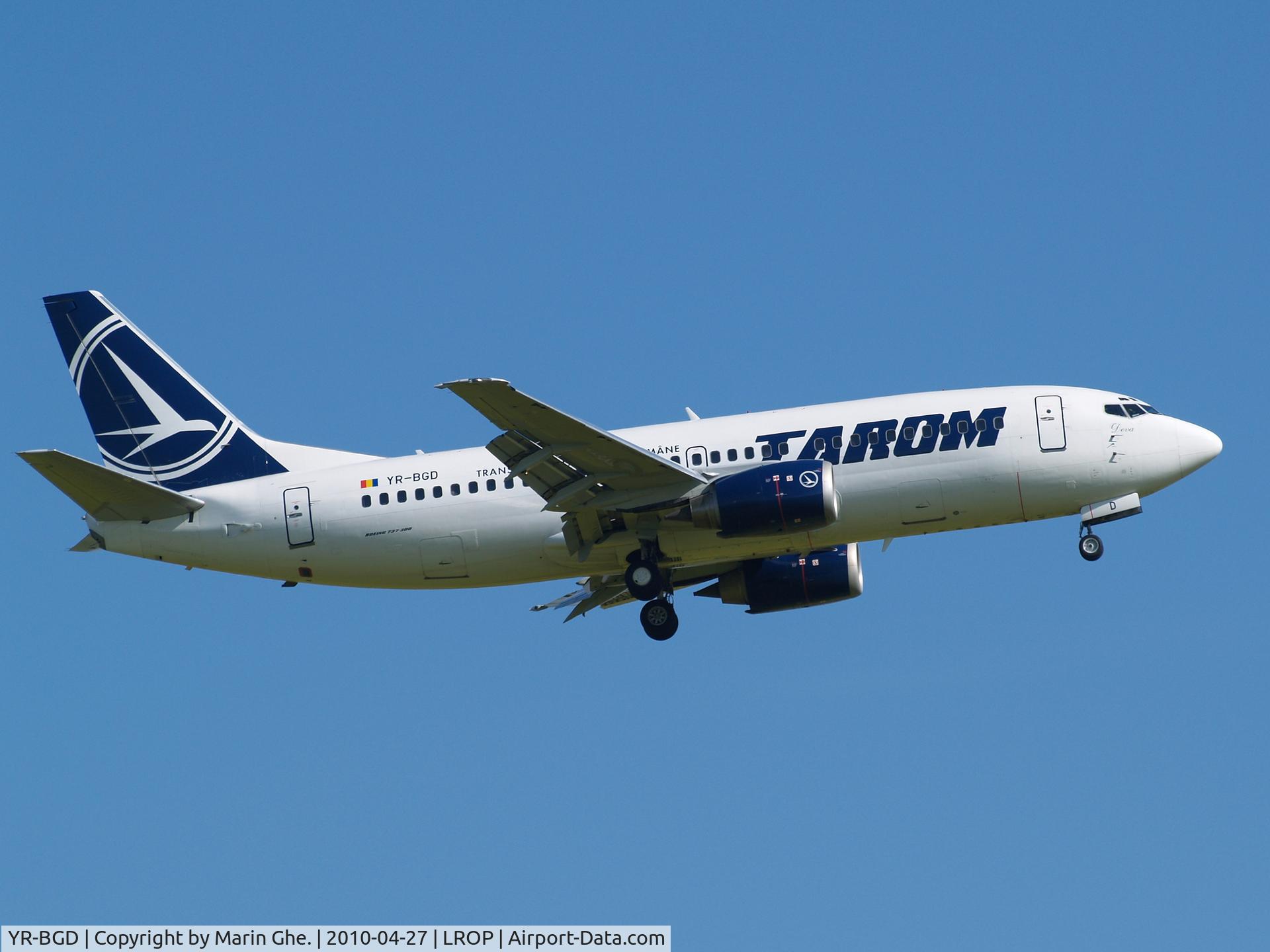 YR-BGD, 1994 Boeing 737-38J C/N 27182/2663, Bucuresti-Otopeni