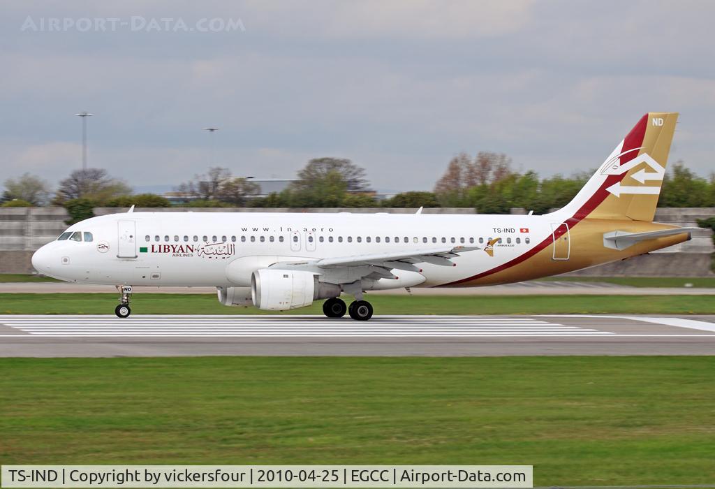 TS-IND, 1992 Airbus A320-212 C/N 348, Libyan Airlines