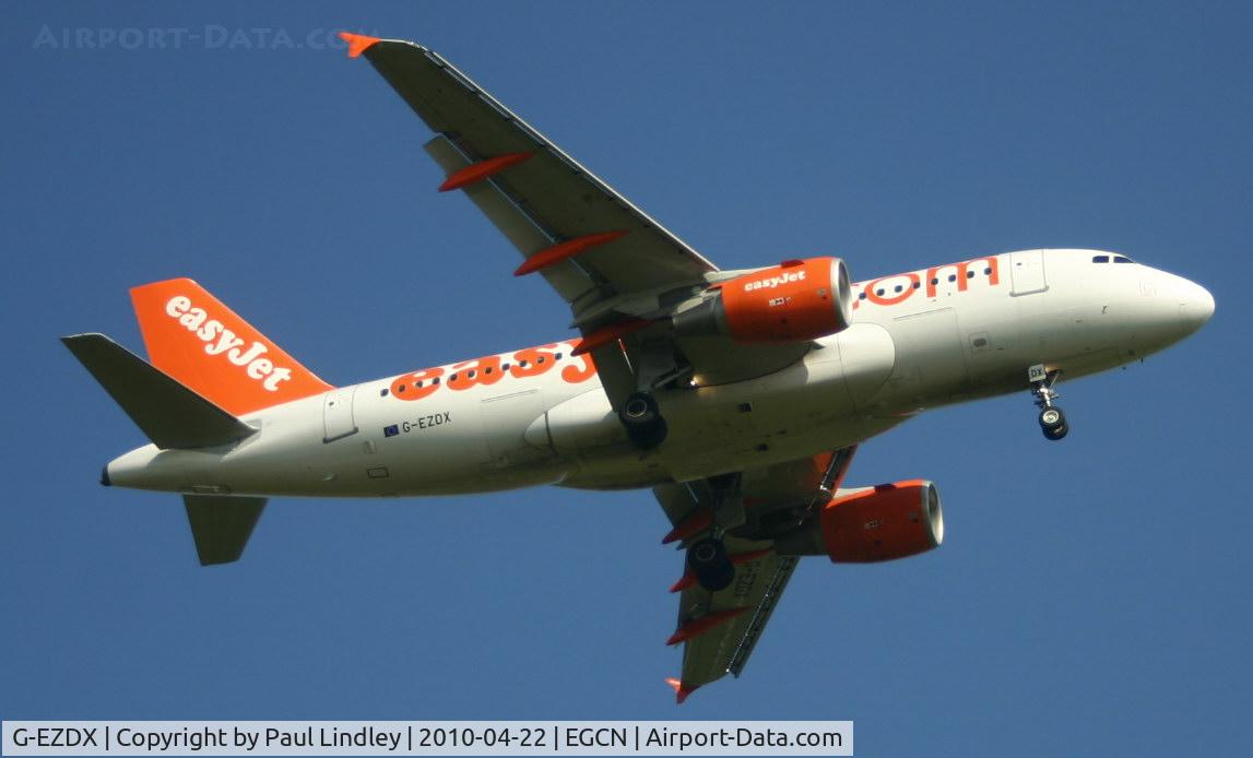 G-EZDX, 2009 Airbus A319-111 C/N 3754, First arrival from Amsterdam