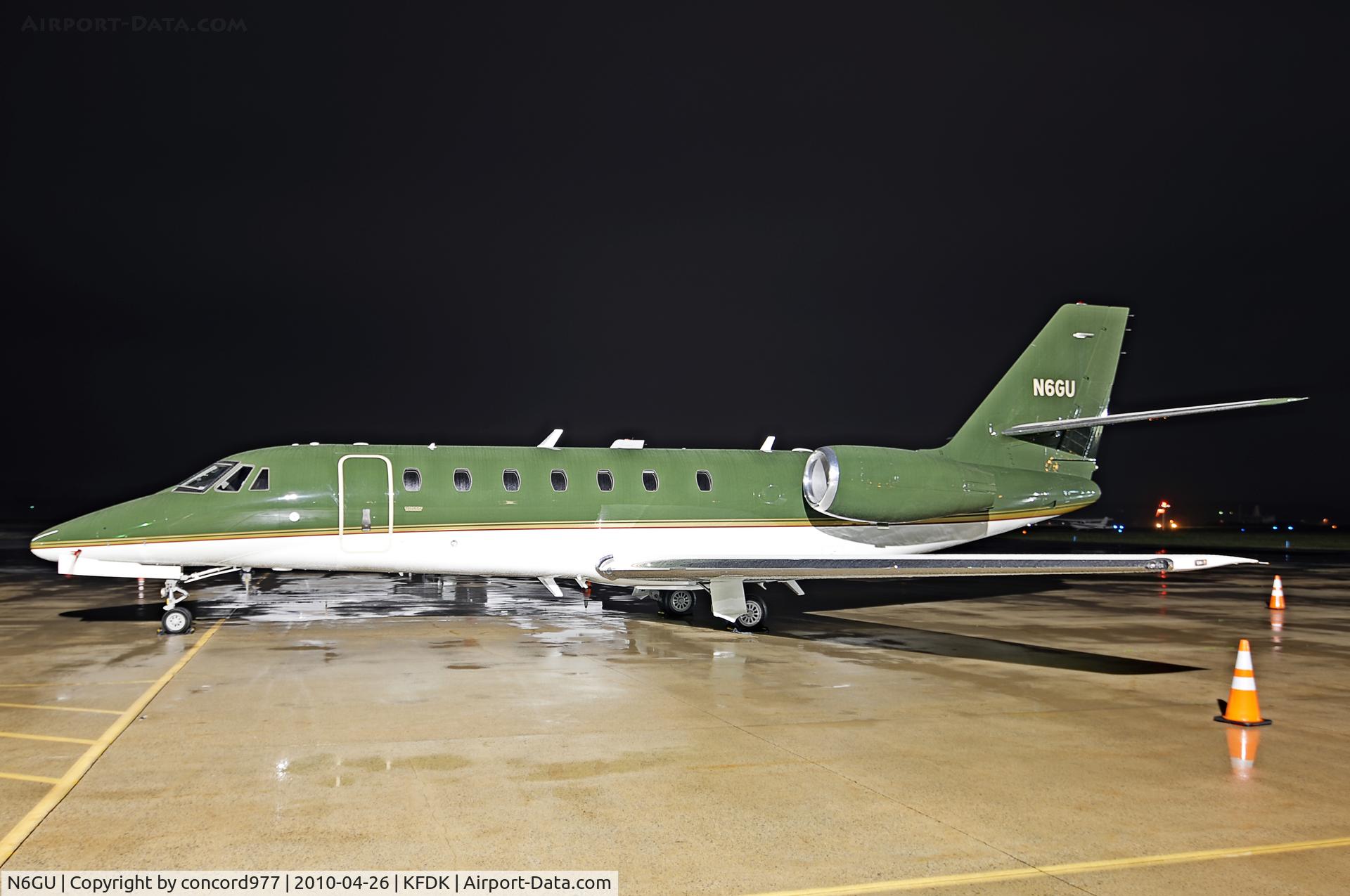 N6GU, 2009 Cessna 680 Citation Sovereign C/N 680-0268, Seen at KFDK on 4/26/2010.