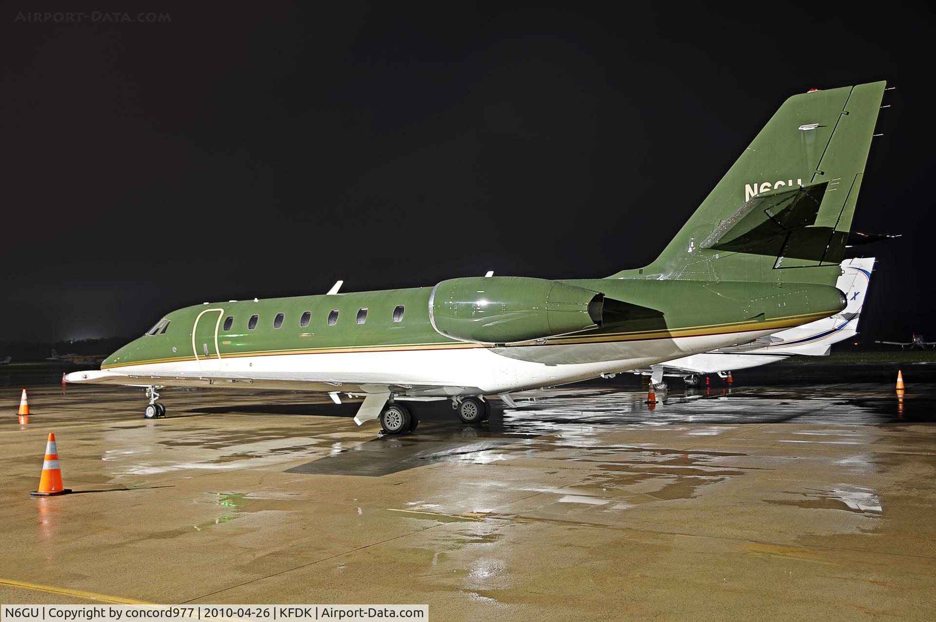 N6GU, 2009 Cessna 680 Citation Sovereign C/N 680-0268, Seen at KFDK on 4/26/2010.