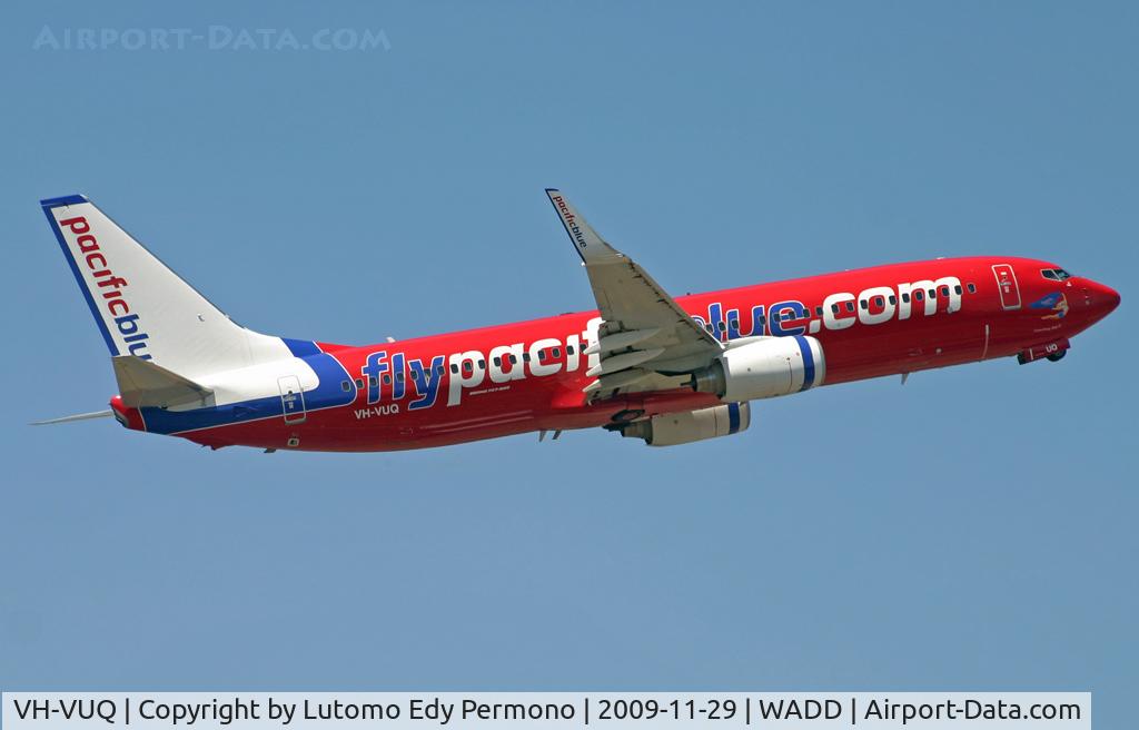 VH-VUQ, 2008 Boeing 737-8FE C/N 36605, Pacific Blue