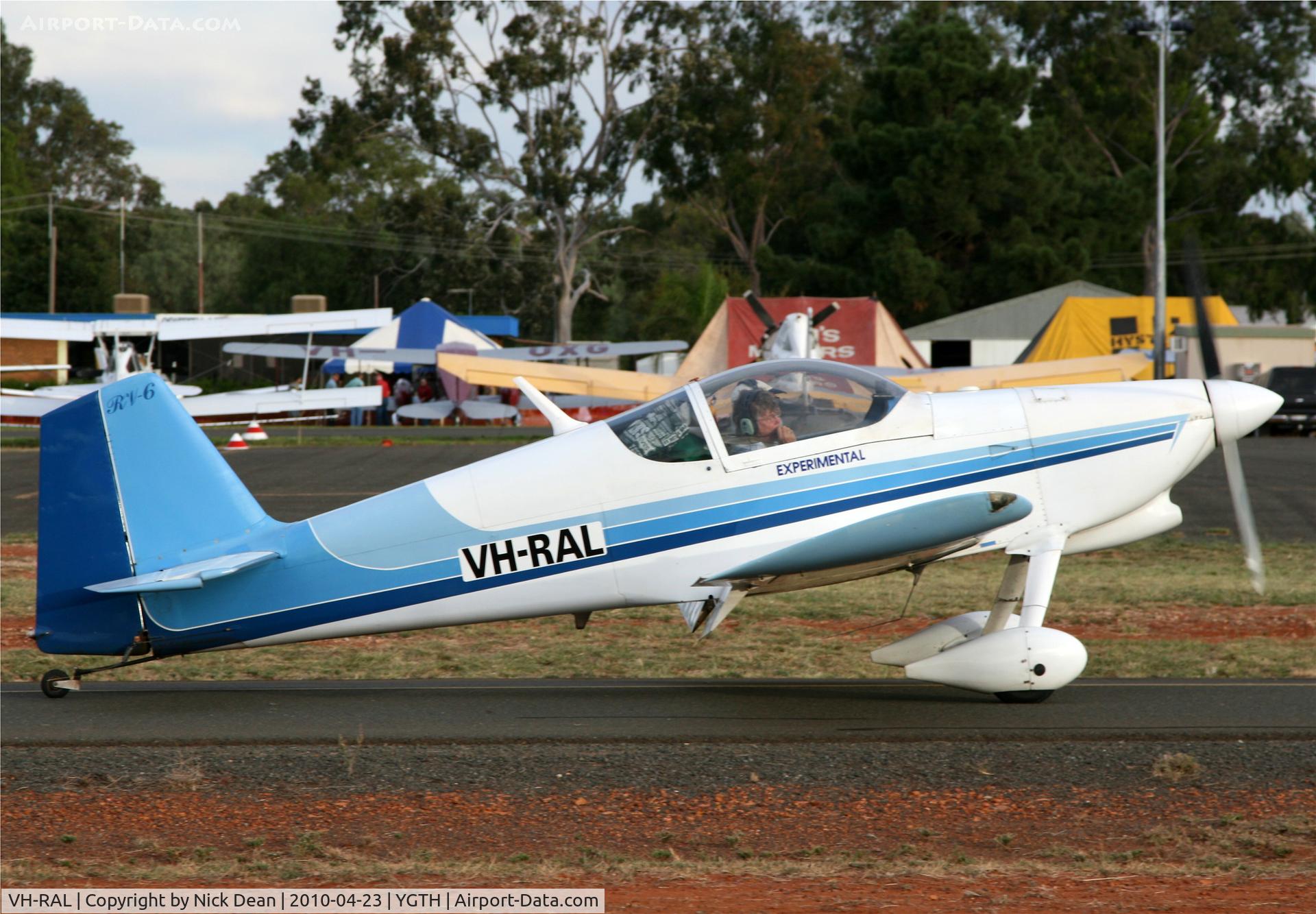 VH-RAL, 1994 Vans RV-6 C/N 22117, YGTH
