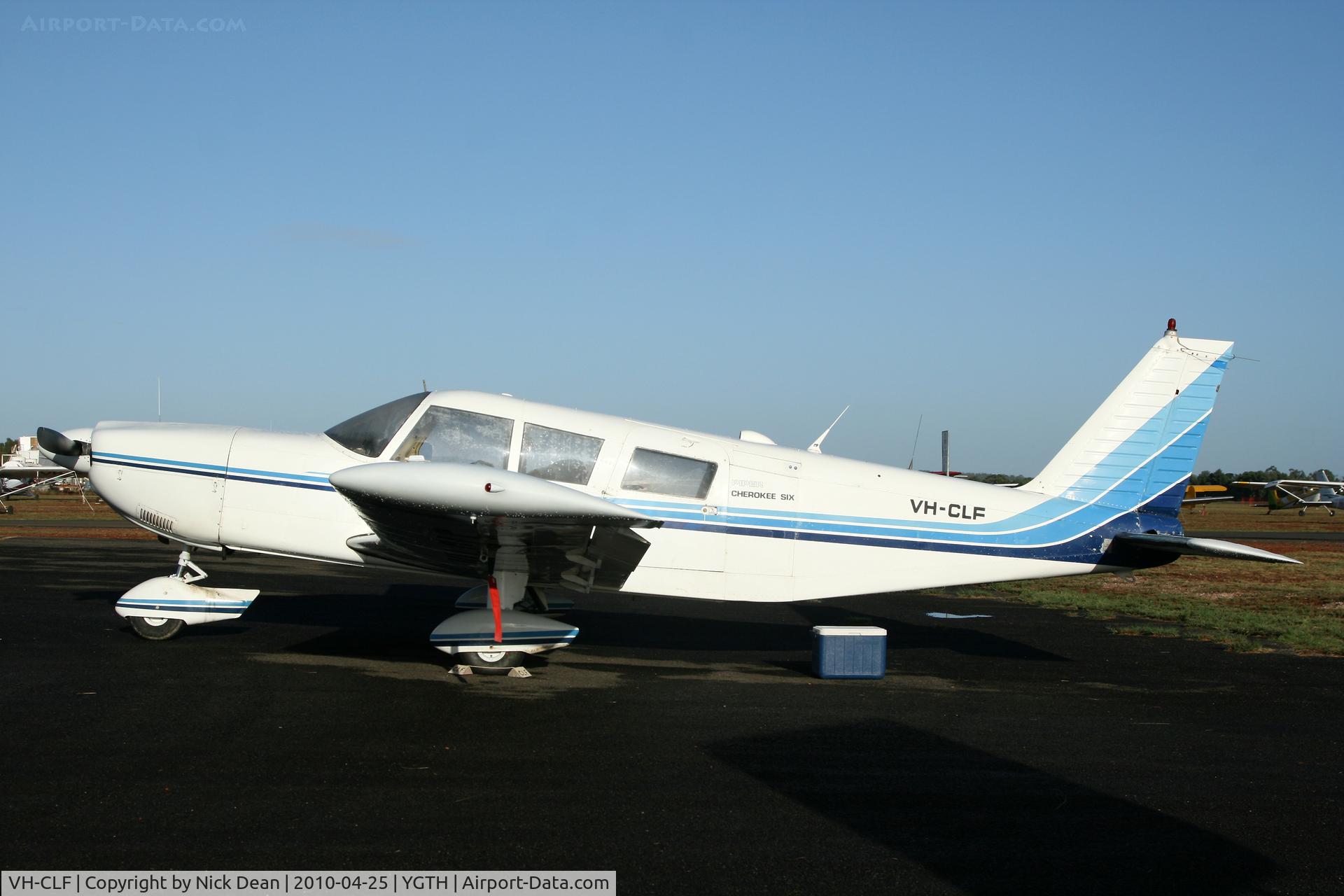 VH-CLF, 1967 Piper PA-32-300 Cherokee Six C/N 32-40098, YGTH