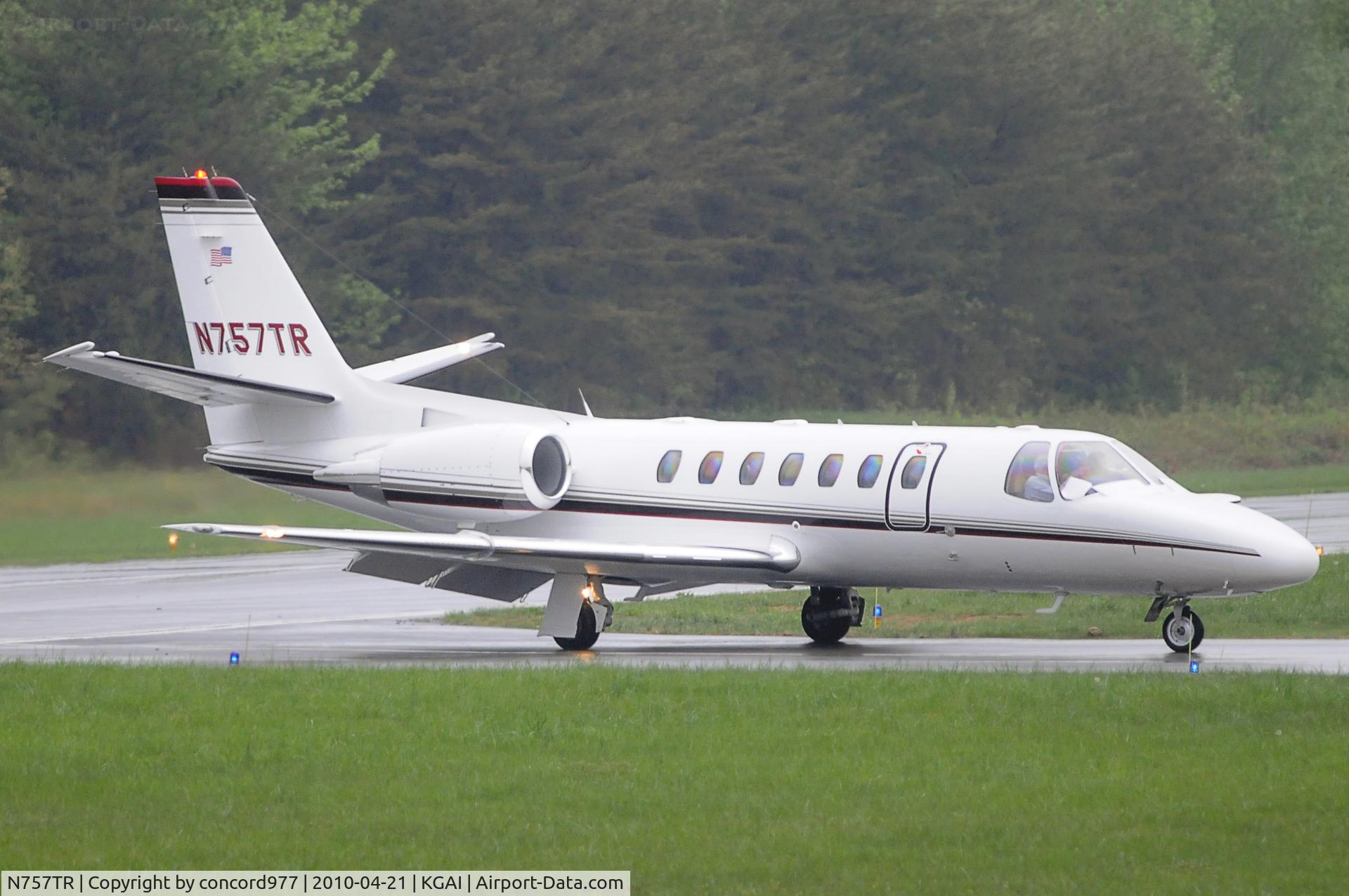 N757TR, 2003 Cessna 560 C/N 560-0598, Seen at KGAI on 4/21/2010.