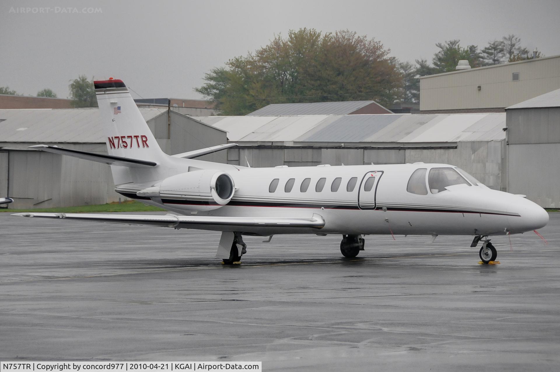 N757TR, 2003 Cessna 560 C/N 560-0598, Seen at KGAI on 4/21/2010.