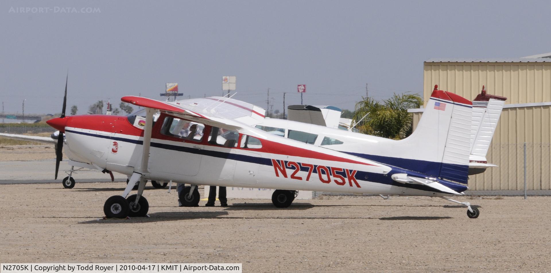 N2705K, 1979 Cessna 180K Skywagon C/N 18053040, Minter Field fly in 2010