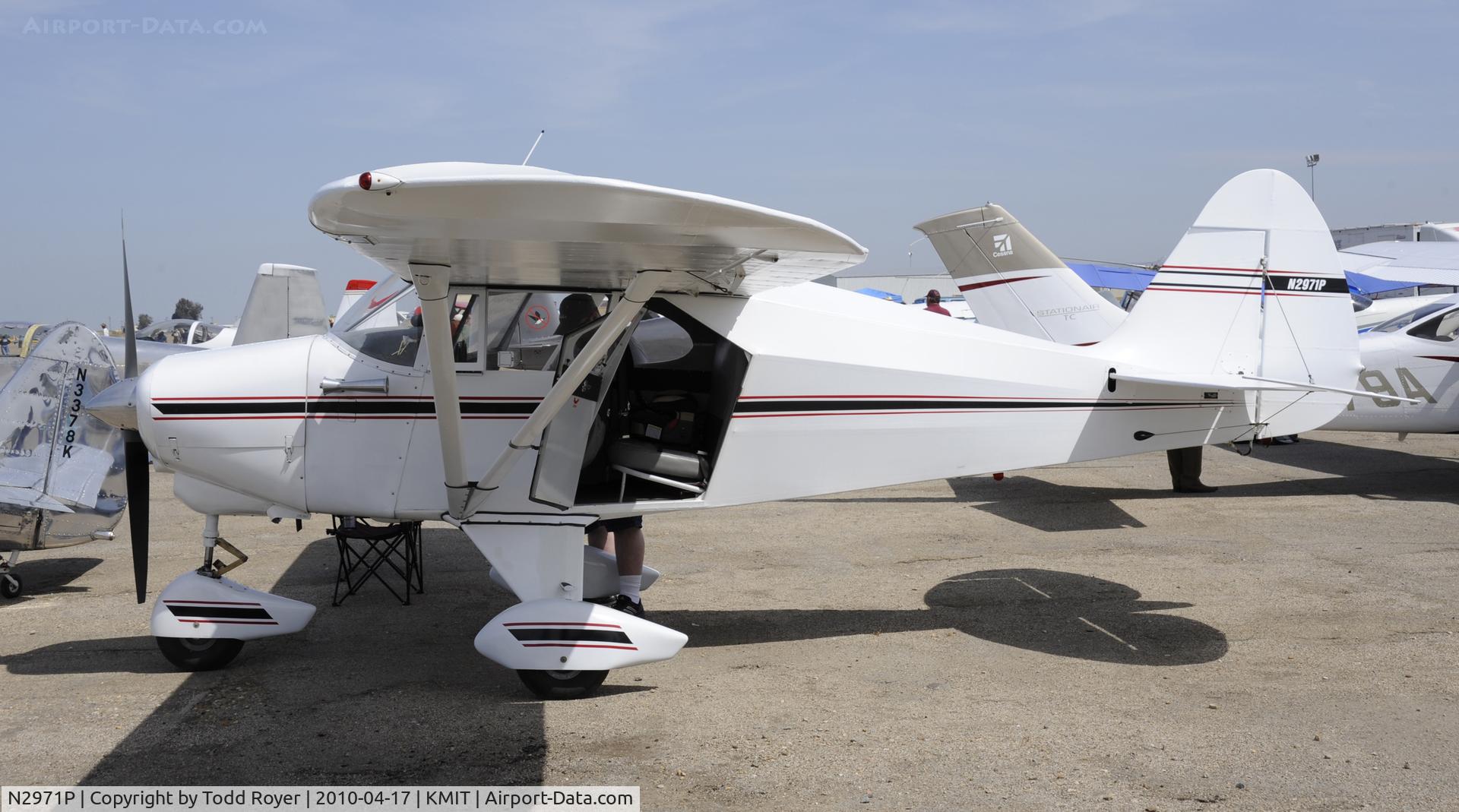 N2971P, 1955 Piper PA-22-150 Tri-Pacer C/N 22-3246, Minter Field fly in 2010