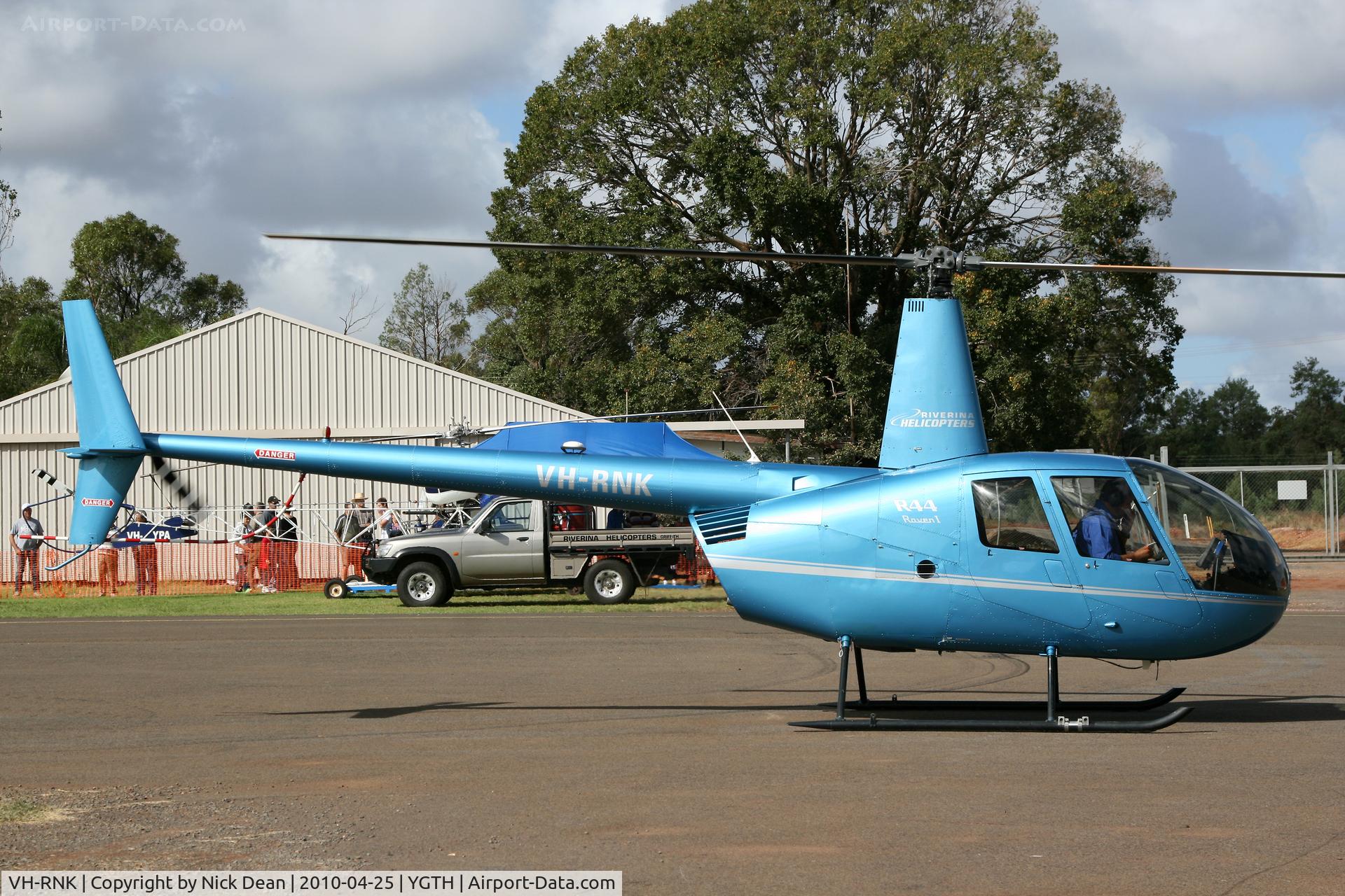 VH-RNK, 2007 Robinson R44 Raven C/N 1781, YGTH