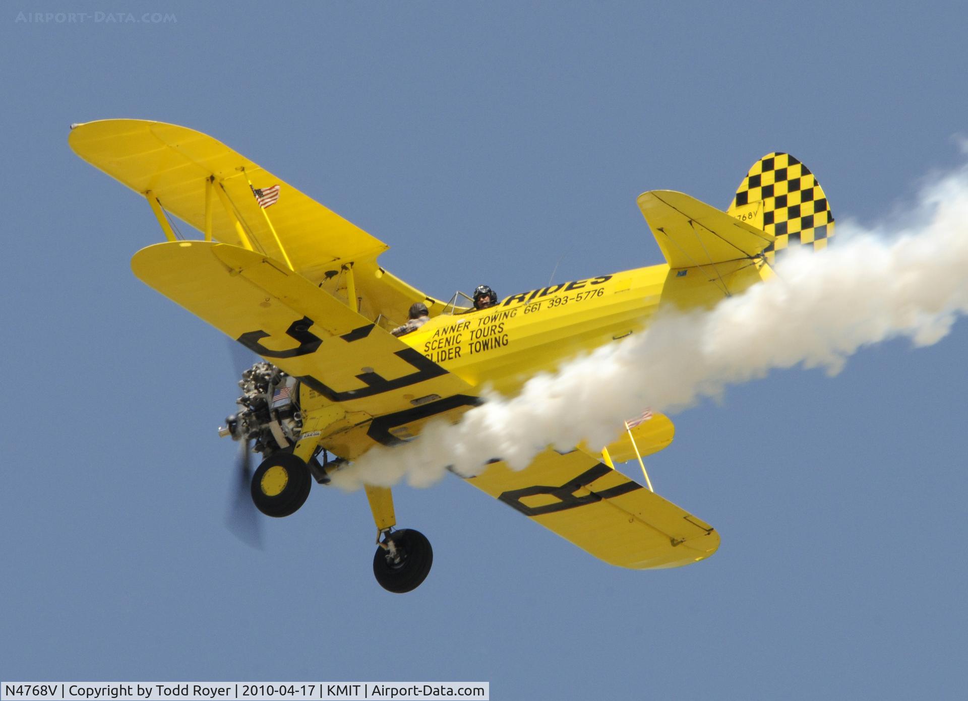N4768V, Boeing E75 C/N 75-5737, Minter Field fly in 2010