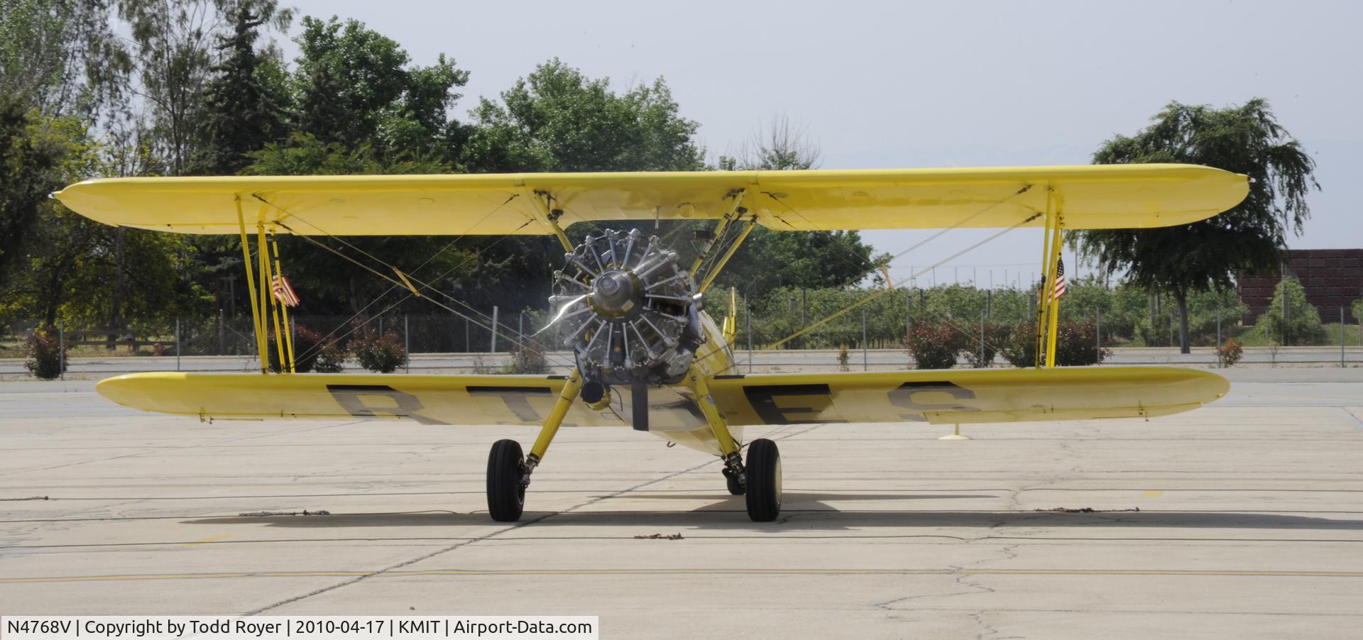 N4768V, Boeing E75 C/N 75-5737, Minter Field fly in 2010
