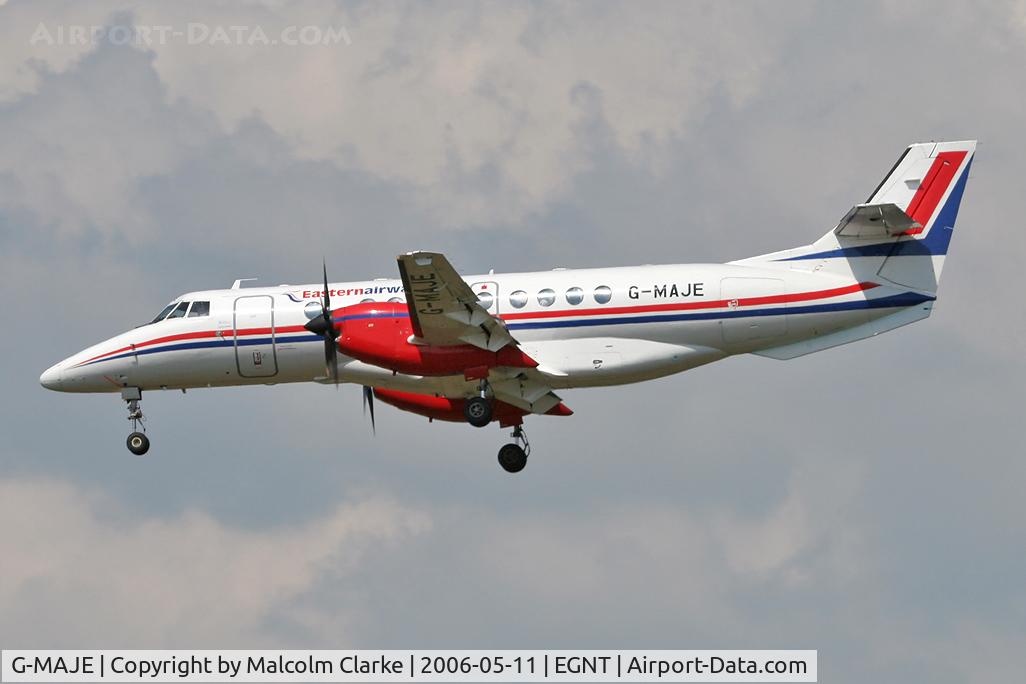 G-MAJE, 1992 British Aerospace Jetstream 41 C/N 41007, British Aerospace Jetstream 41 on finals to 25 at Newcastle Airport in 2006.