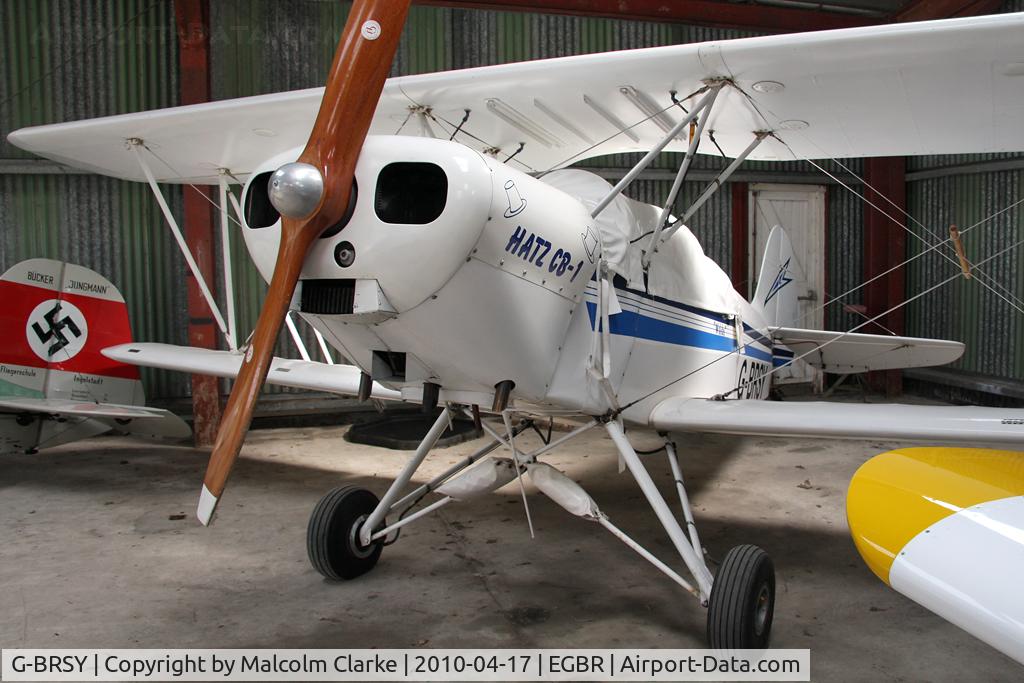 G-BRSY, 1978 Hatz CB-1 C/N 6, Hatz CB-1 at Breighton Airfield, UK in 2010.