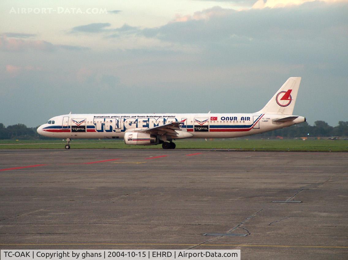 TC-OAK, 1999 Airbus A321-231 C/N 954, Former Aero-Lloyd now operated by Onur.