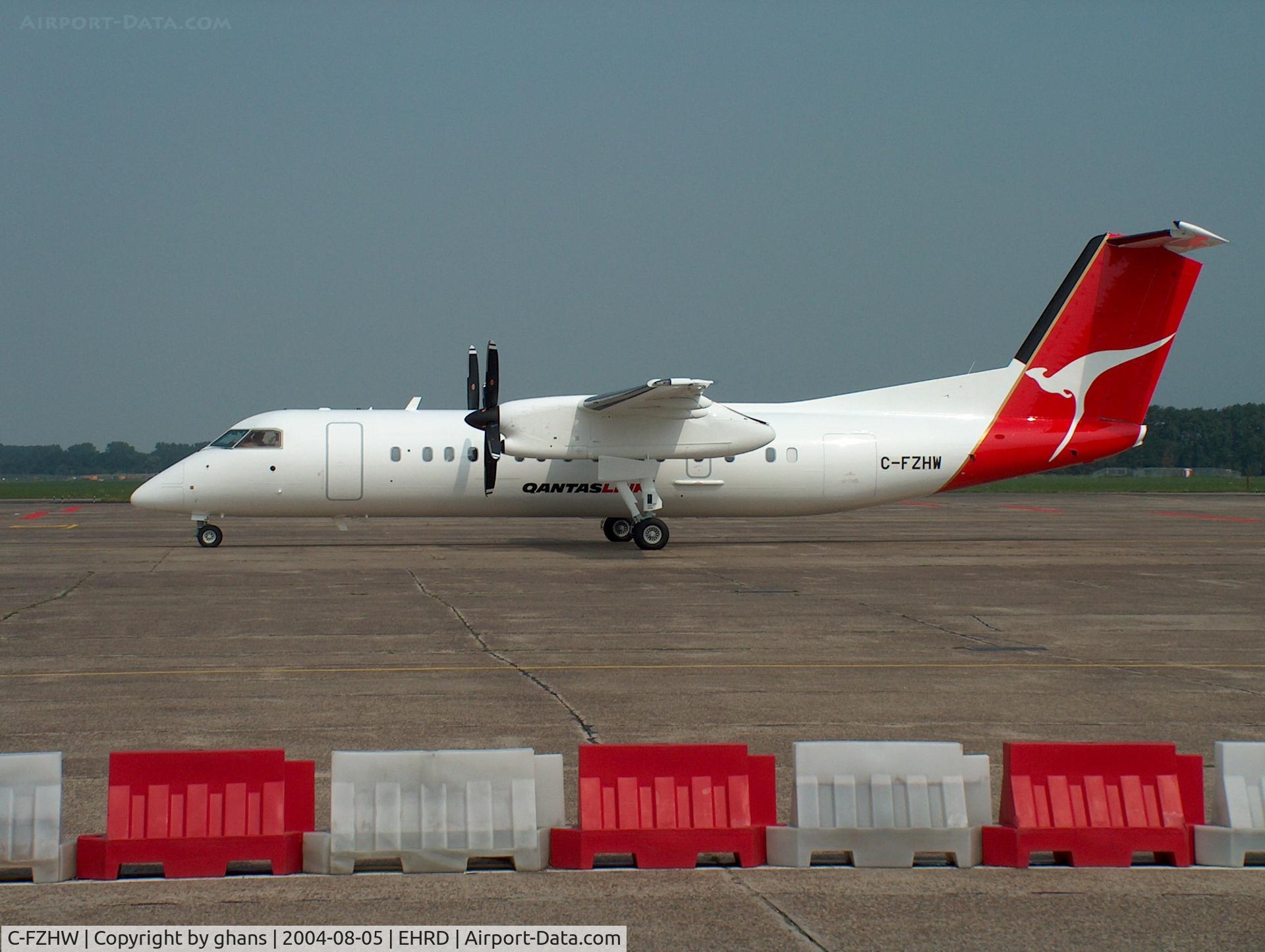 C-FZHW, 2004 De Havilland Canada DHC-8-315 Dash 8 C/N 604, One of the many tankstops to Down-under.
