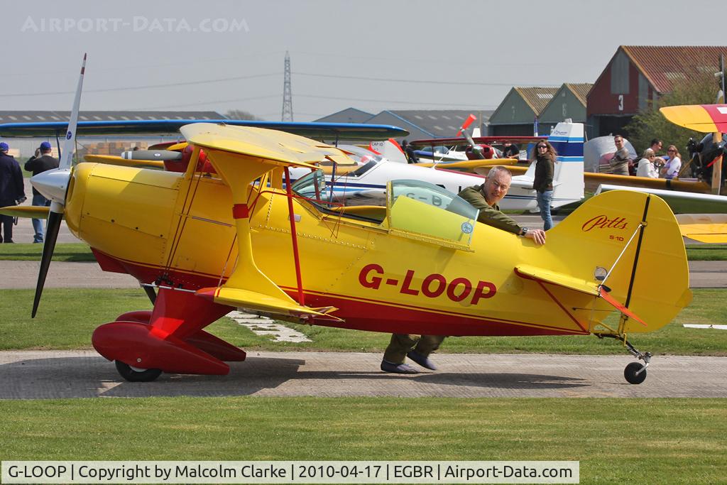 G-LOOP, 1973 Pitts S-1C Special C/N 850, Pitts S-1C Special(4 Aileron) at the 2010 John McLean Trophy aerobatic competition, Breighton Airfield.