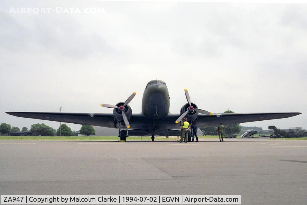 ZA947, 1943 Douglas C-47A-60-DL Dakota III C/N 10200, Douglas Dakota 3 (C-47A). From the Battle of Britain Memorial Flight and seen here at RAF Brize Norton's Photocall 94.