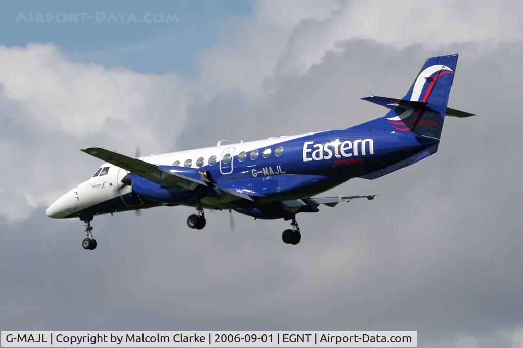 G-MAJL, 1996 British Aerospace Jetstream 41 C/N 41087, British Aerospace Jetstream 41 on finals to 25 at Newcastle Airport in 2006.