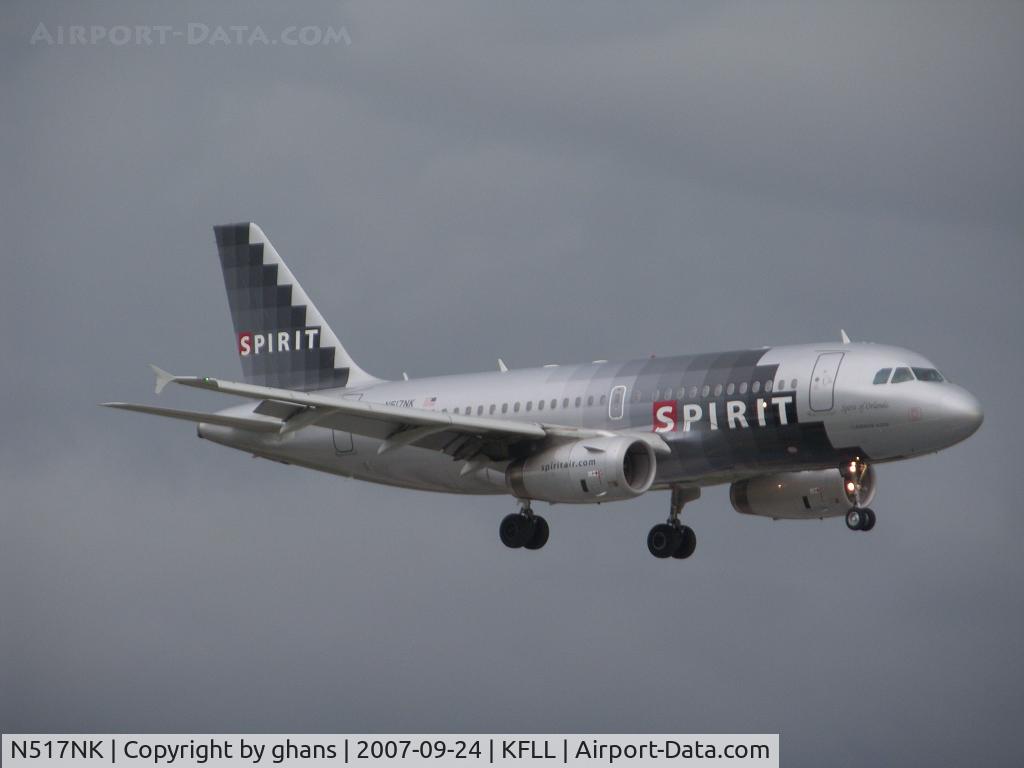 N517NK, 2006 Airbus A319-132 C/N 2711, That's the spirit.