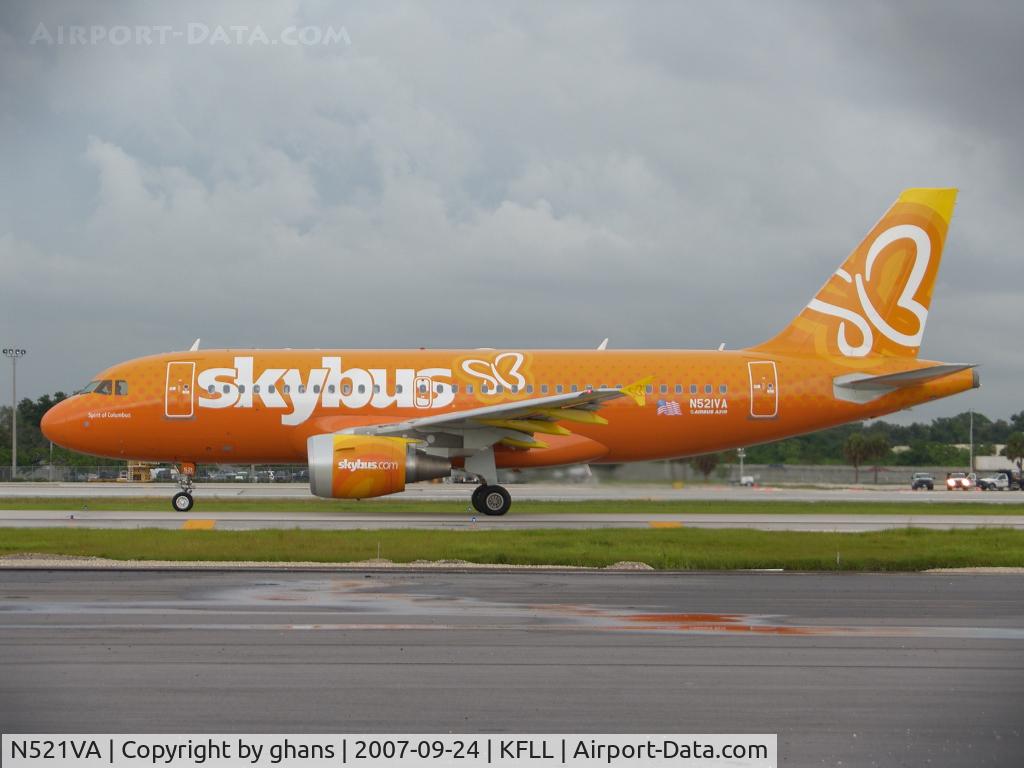 N521VA, 2006 Airbus A319-112 C/N 2773, Spirit of Columbus