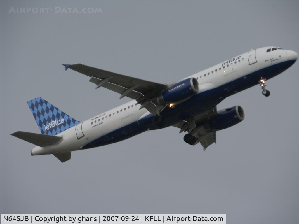 N645JB, 2006 Airbus A320-232 C/N 2900, Missed approach