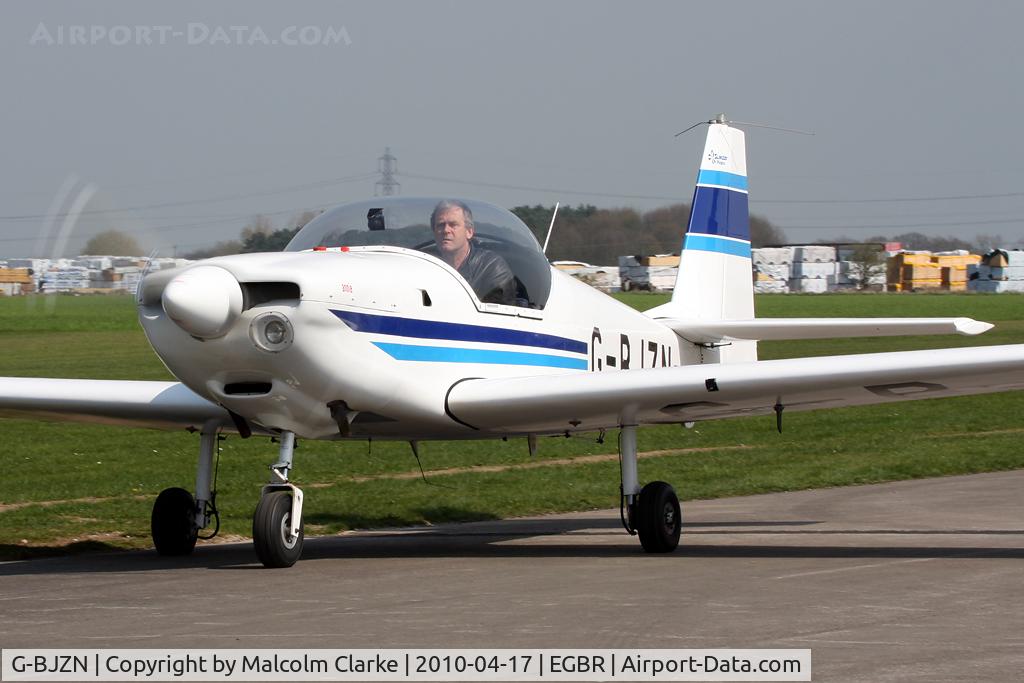 G-BJZN, 1982 Slingsby T-67A Firefly C/N 1997, Slingsby T-67A. A participant in the 2010 John McLean Trophy aerobatics competition, Breighton Airfield, UK.