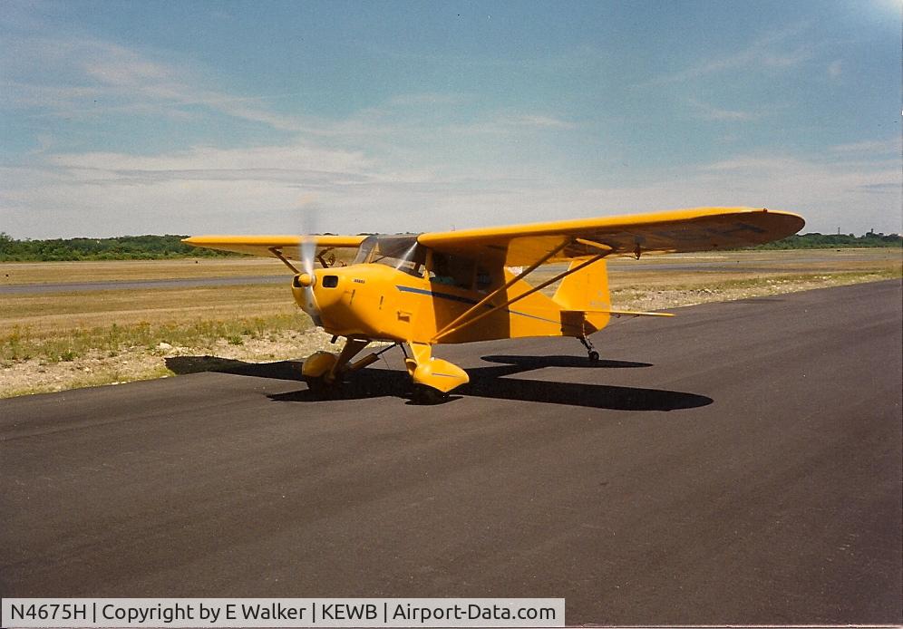 N4675H, 1948 Piper PA-17 Vagabond C/N 15-374, Returning from test flight after extensive rebuild