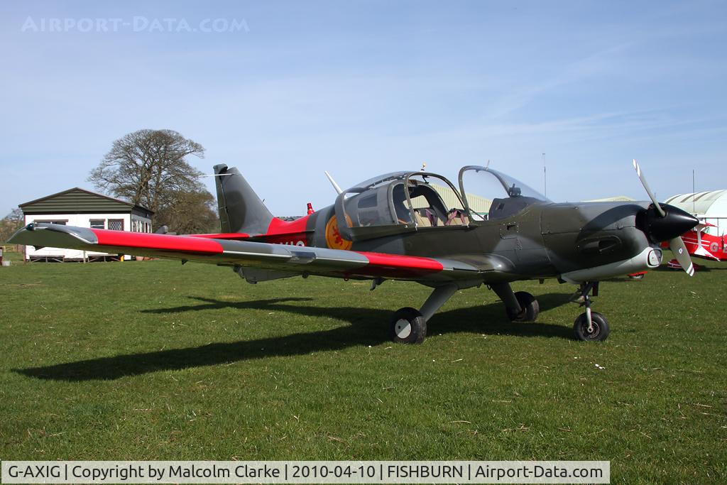 G-AXIG, 1971 Scottish Aviation Bulldog Series 100 Model 104 C/N BH120/002, Scottish Aviation Bulldog 104 at Fishburn Airfield in 2010.