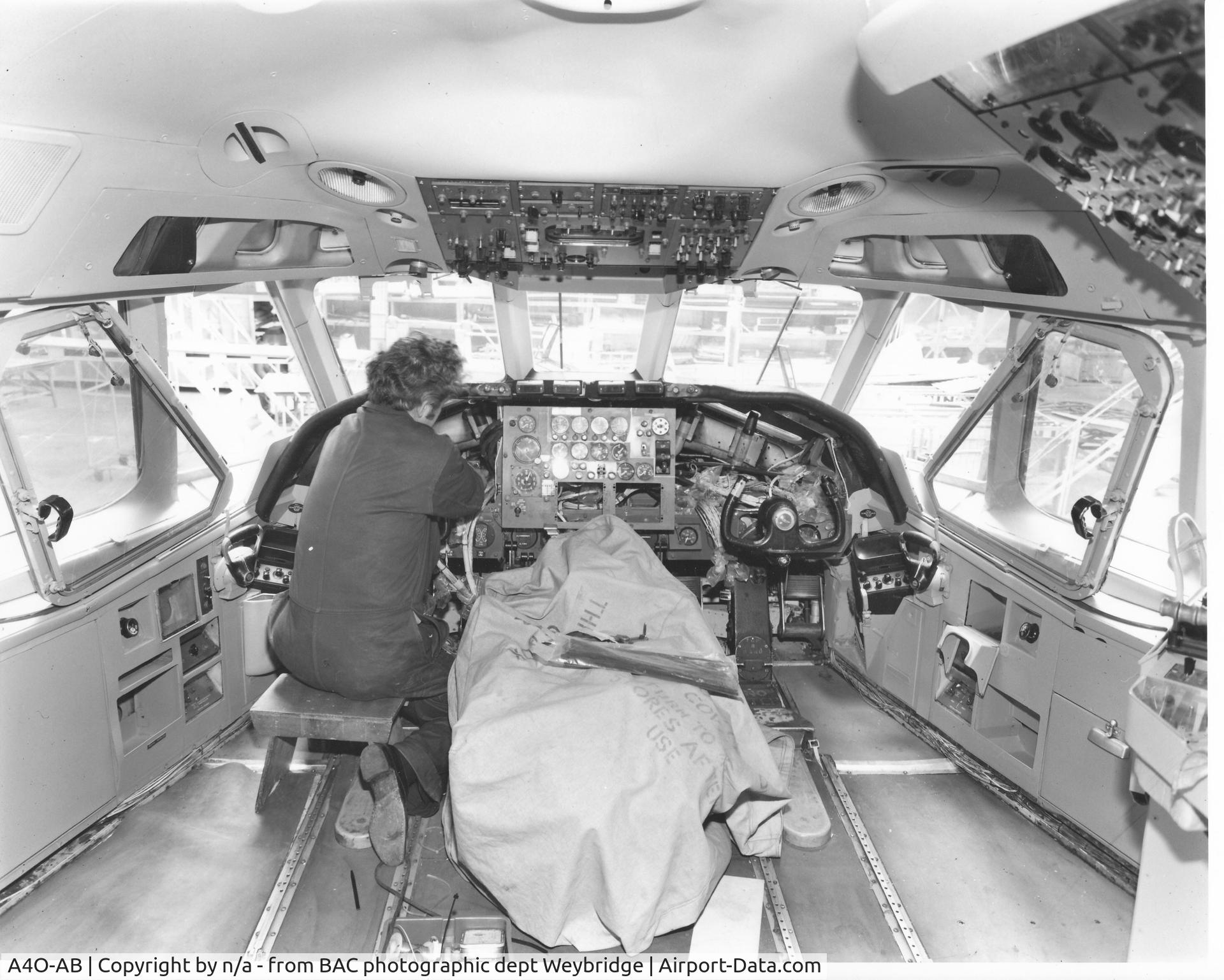 A4O-AB, 1963 Vickers VC10 Srs 1103 C/N 820, Flight deck refit - prior to joining Omani Royal Flight