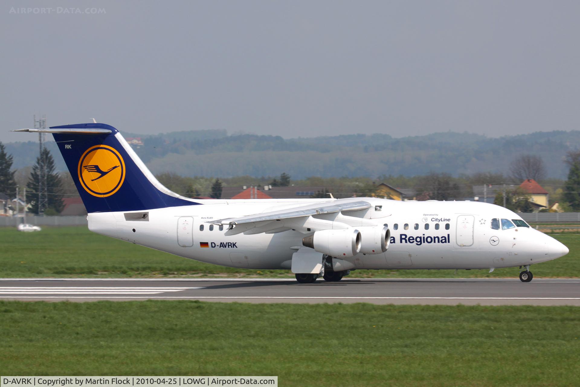 D-AVRK, 1996 British Aerospace Avro 146-RJ85 C/N E.2278, .