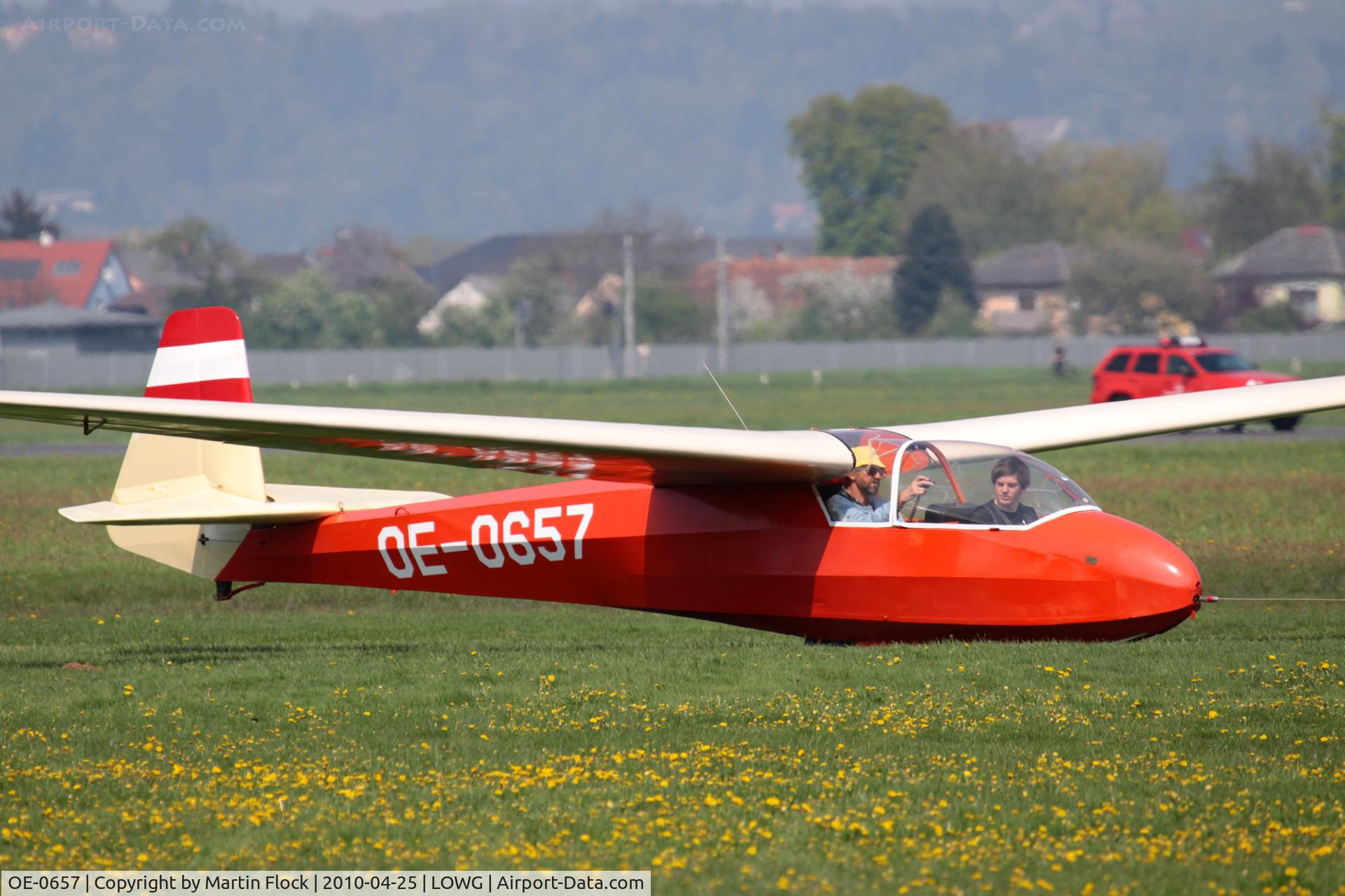 OE-0657, 1963 Schleicher Ka-7 Rhonadler C/N 7097, .