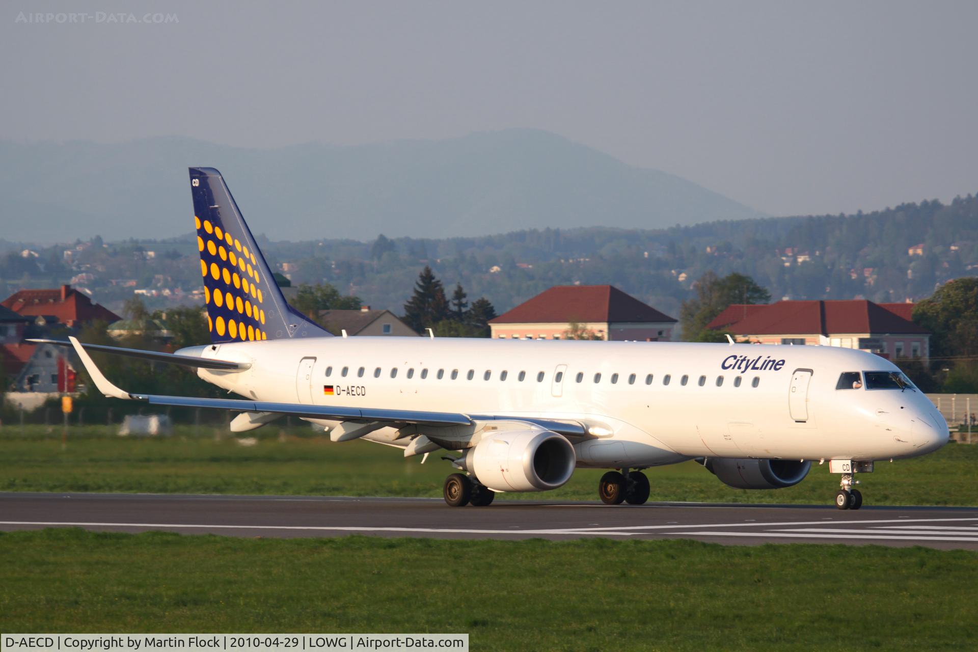 D-AECD, 2010 Embraer 190LR (ERJ-190-100LR) C/N 19000337, .