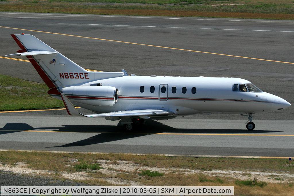 N863CE, 1996 Raytheon Hawker 800XP C/N 258289, visitor