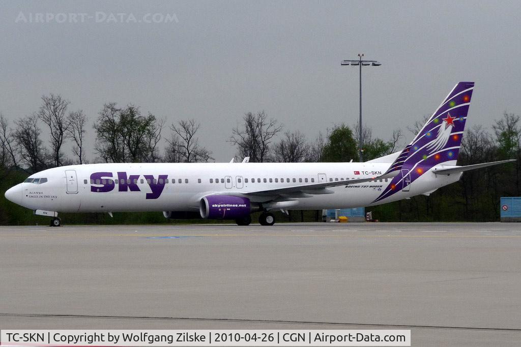 TC-SKN, 2009 Boeing 737-94X/ER C/N 36086, visitor