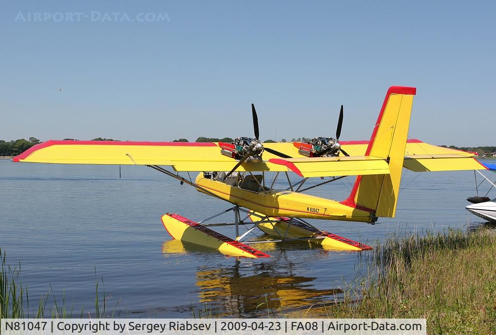 N81047, Leza-Lockwood Air Cam C/N AC079, Lake Agnes Splash-in 2009