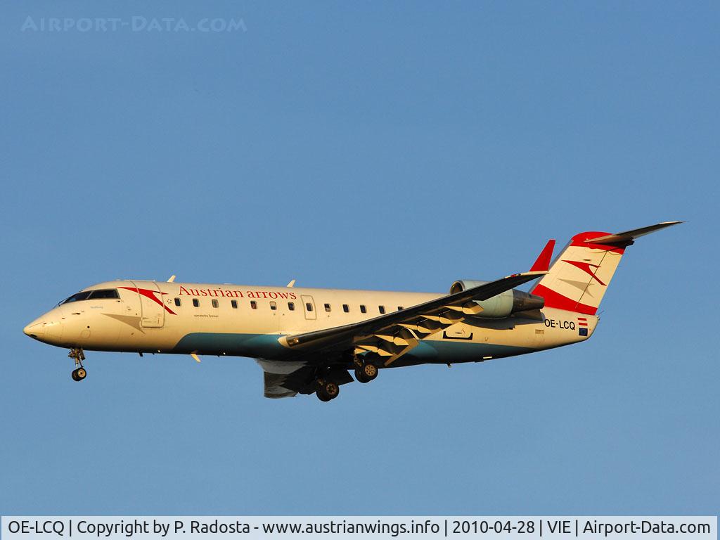 OE-LCQ, 2002 Canadair CRJ-200LR (CL-600-2B19) C/N 7605, Time to say Good bye ... the CRJ will leave the Austrian Fleet on 30th April 2010