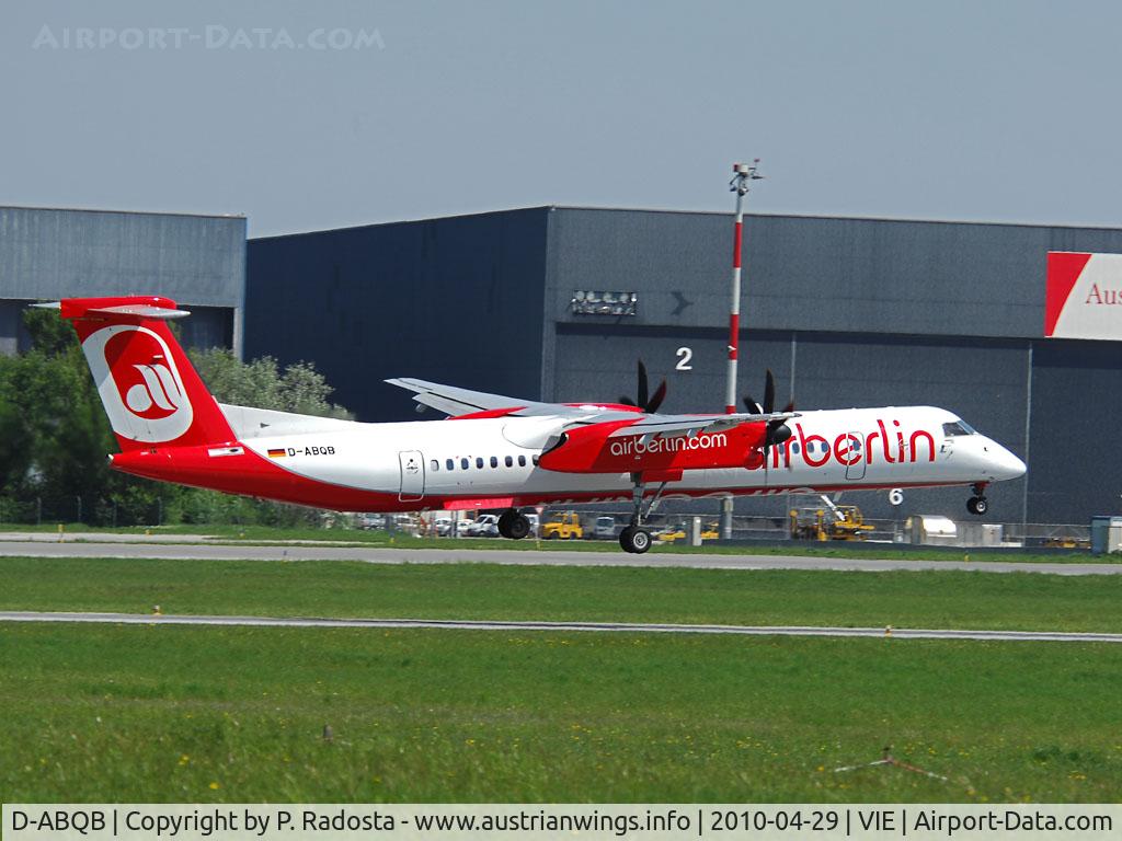 D-ABQB, 2008 De Havilland Canada DHC-8-402Q Dash 8 C/N 4226, Landing RWY 11