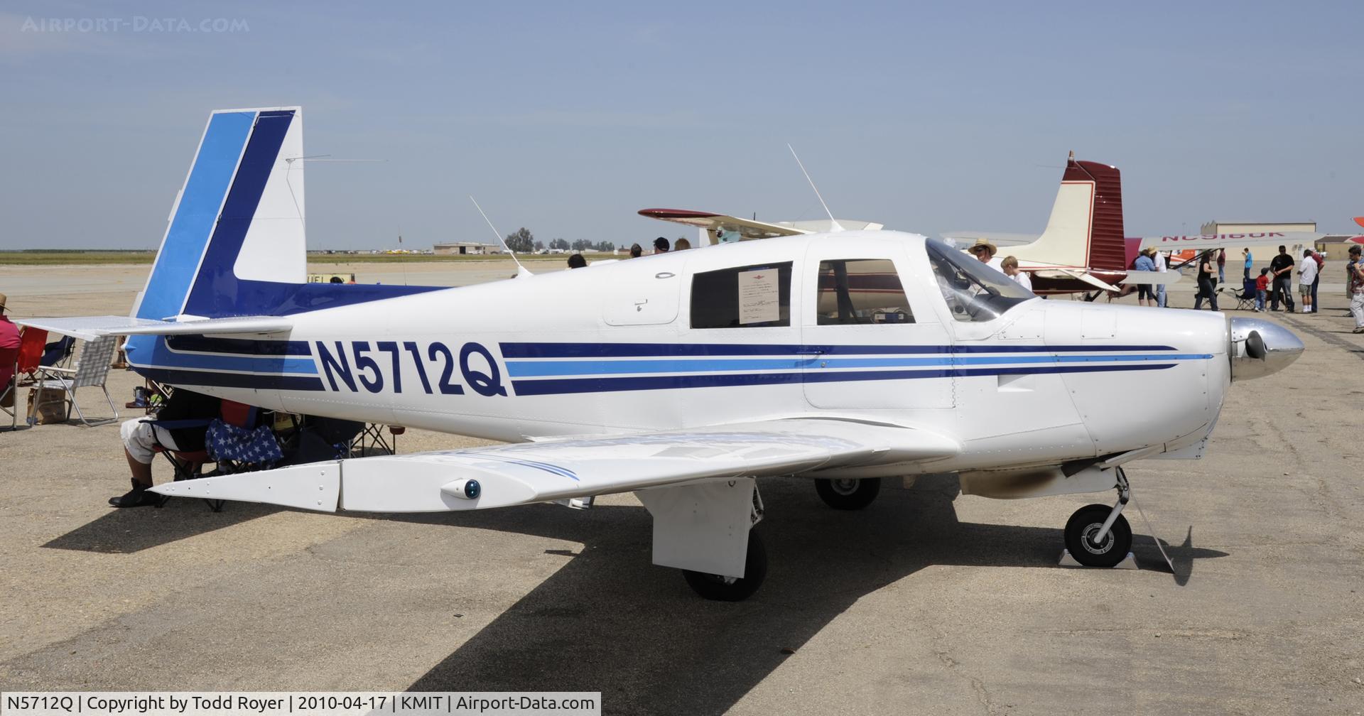 N5712Q, 1965 Mooney M20C Ranger C/N 3058, Minter Field fly in 2010