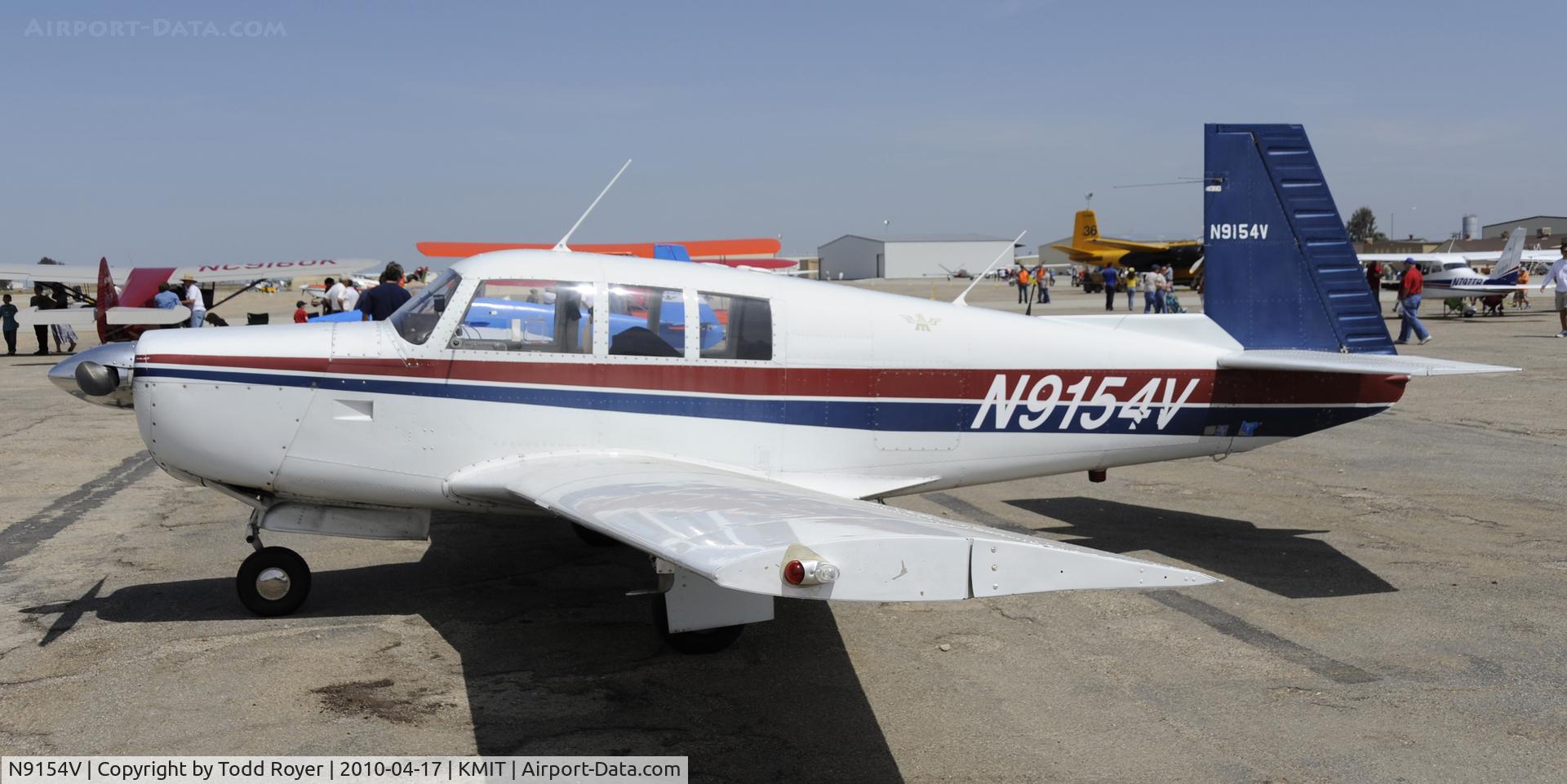 N9154V, 1969 Mooney M20F Executive C/N 690039, Minter Field fly in 2010