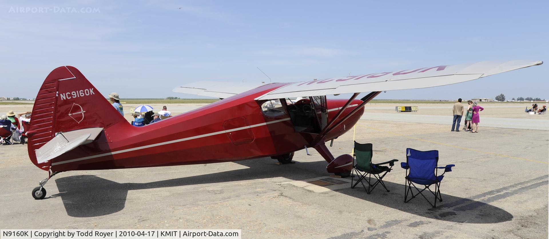 N9160K, 1947 Stinson 108-1 Voyager C/N 108-2160, Minter Field fly in 2010