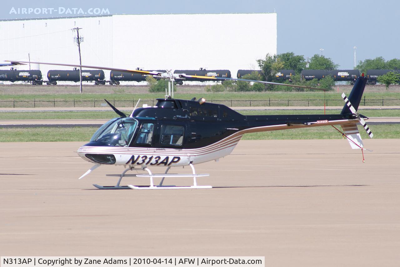 N313AP, 1981 Bell 206B JetRanger C/N 3471, At Fort Worth Alliance Airport